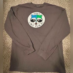 Long sleeve tee with vintage logo